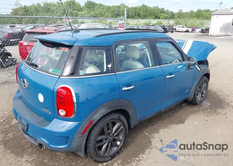 2011 Mini Cooper S Countryman z USA, uszkodzony, nr VIN WMWZC5C54BWL54765